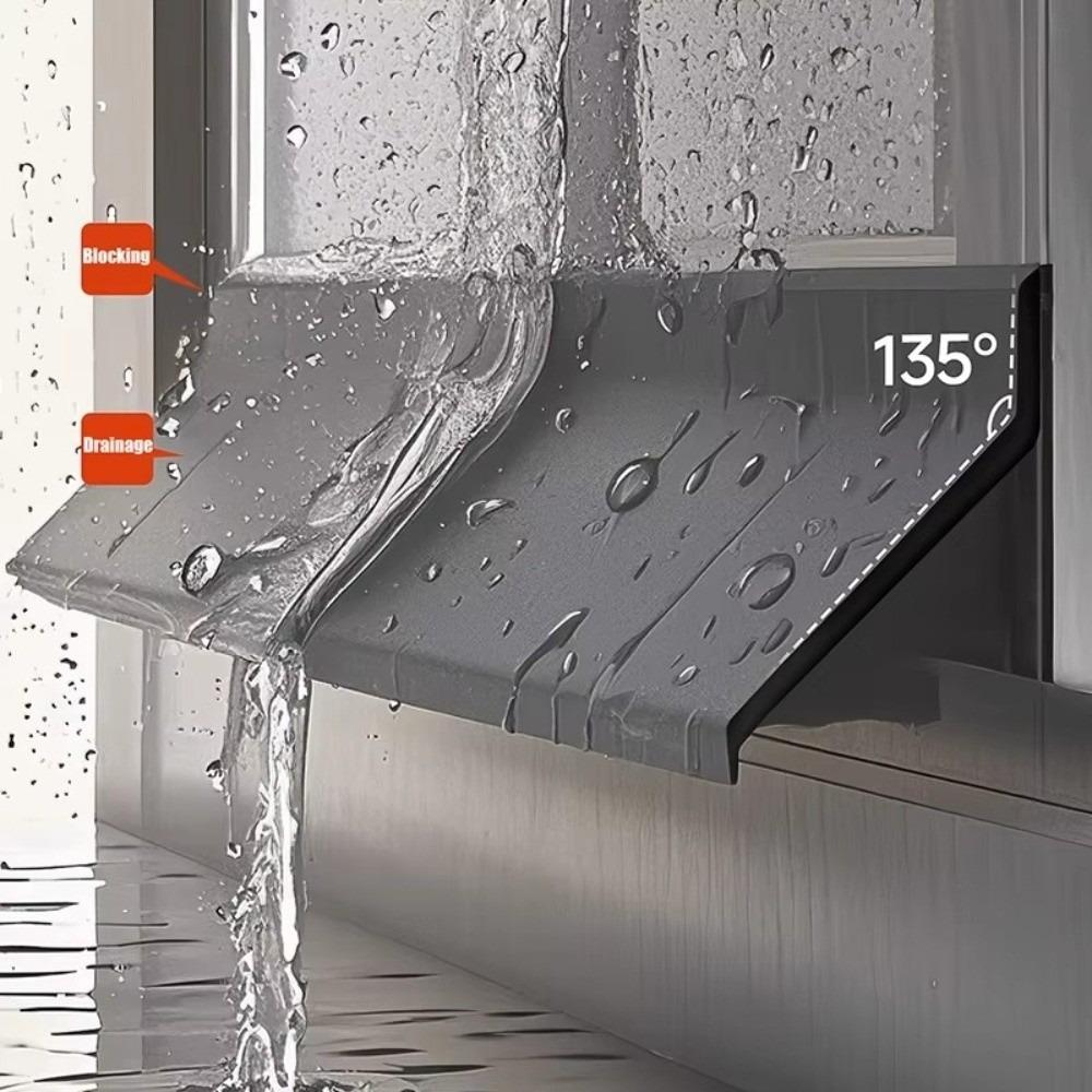 Ainproof Water Backflow Window Water Blocking Bar Sealing Function Rain Flashing Board  Home Window