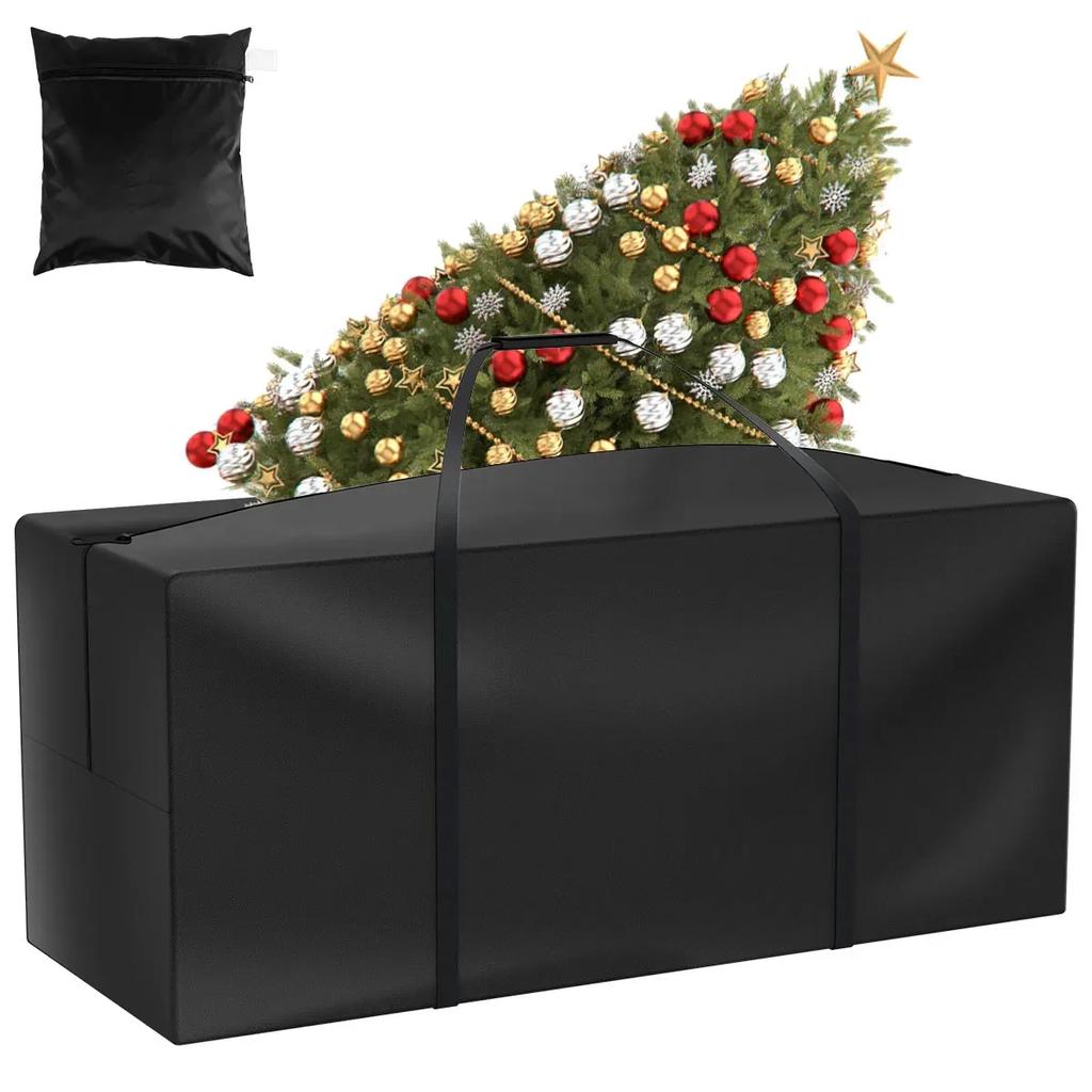 New Cushion Storage Bag Garden Furniture Protective Holder Bag Cover with Zipper Handle Waterproof Patio Cushion Bag Dustproof