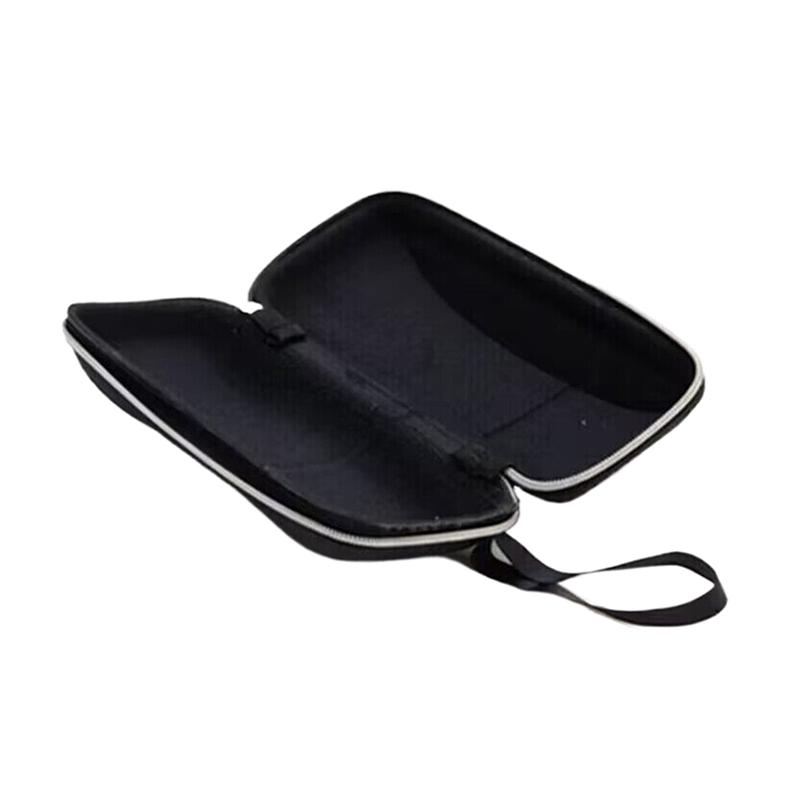 

Унисекс Защитная коробка для очков Солнцезащитные очки Жесткий футляр Дорожная защитная сумка для очков Черная портативная коробка для аксессуаров на молнии