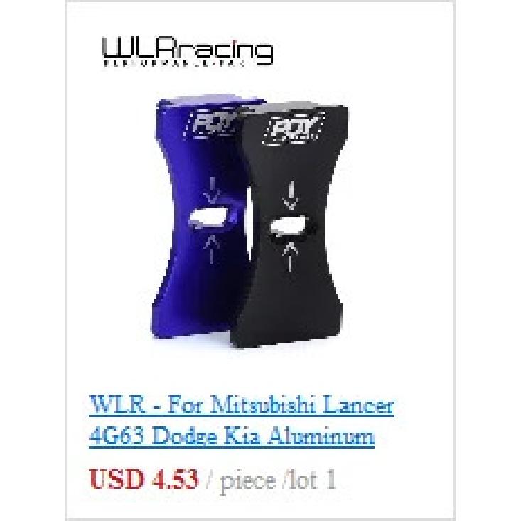 WLR Clear Cam Gear Cover Timing Belt Cover Turbo Cam Pulley For 96-05 Mitsubishi Evolution Lancer EVO4-8 4G63 WLR6338