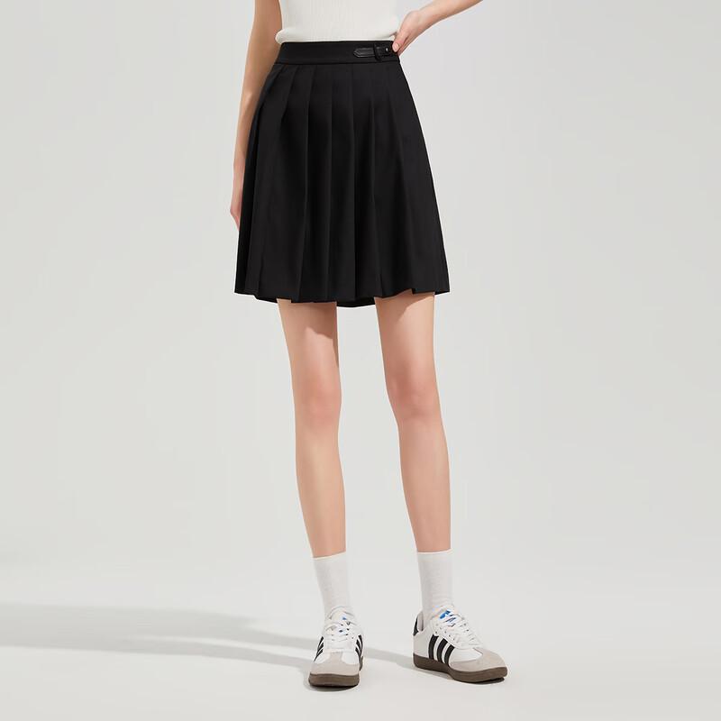 Tatu Women's High-Waist Pleated Mini Skirt