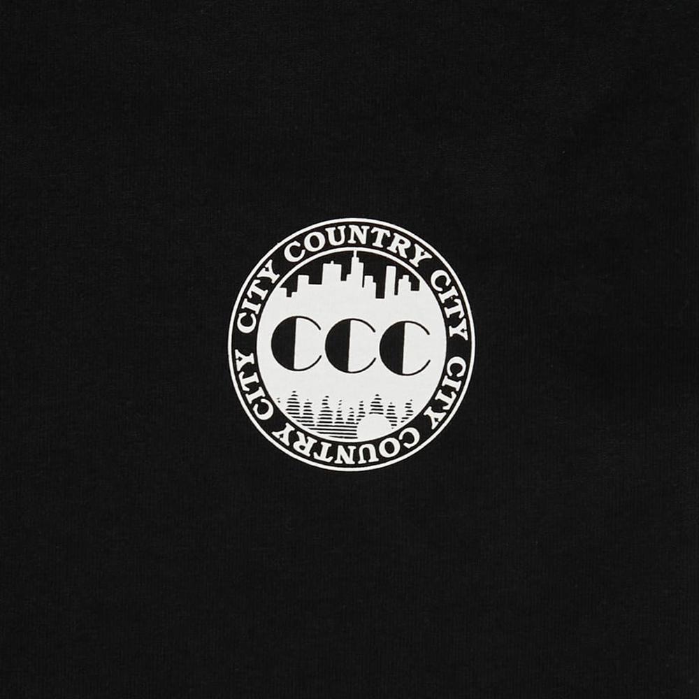Sitikeonteulisiti Embroidered Logo Cotton T-Shirt Cccc Black Unisex