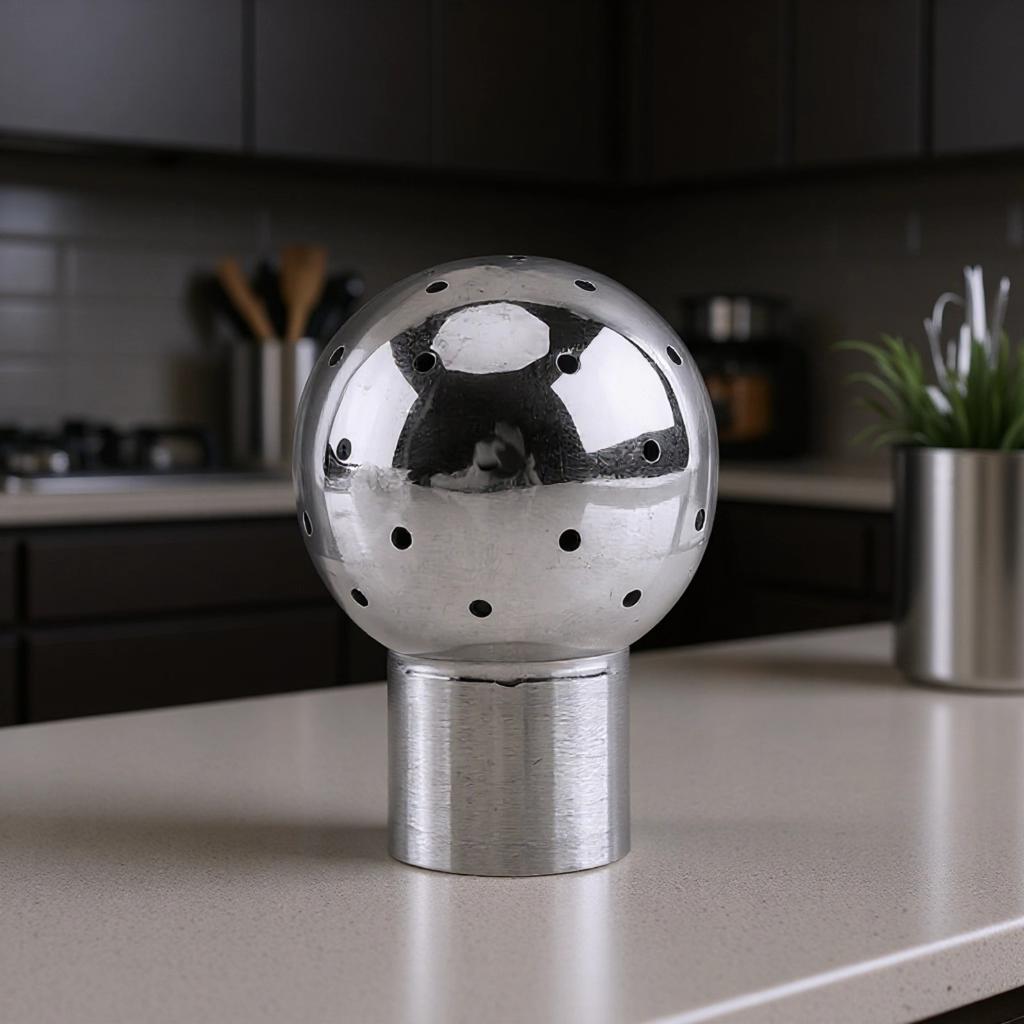 Spray Ball Stainless Steel Fixed Internal Thread Cleaning Ball For Food Pharmaceutical Industry High Pressure Wash