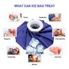 Ice Cold Pack Reusable Ice Bags Hot Water Bag for Injuries,Hot & Cold Therapy & Pain Relief with Elastic Breathable Support Wrap