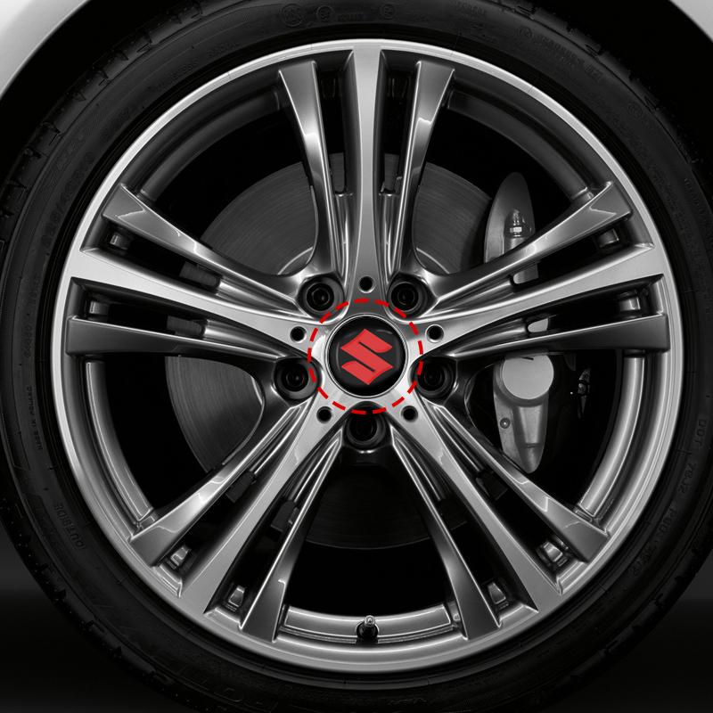 4pcs 60mm Car Wheel Center Hub Center Cap Rim Hub Dustproof Cover Emblemem for Suzuki Swift Samurai Sport Jimny Grand Vitara Alto GW250 Splash Swace