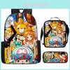 One Piece Luffy Backpack For Kids With Breathable Oxford Fabric School Bag For Elementary Students