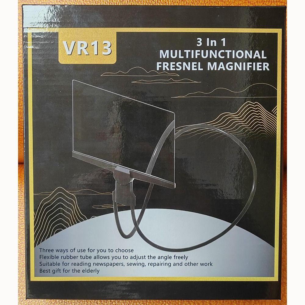 3X HD Fresnel Lens Magnifier Neck Hanging Reading Magnifier Durable Magnifying Glass Reading