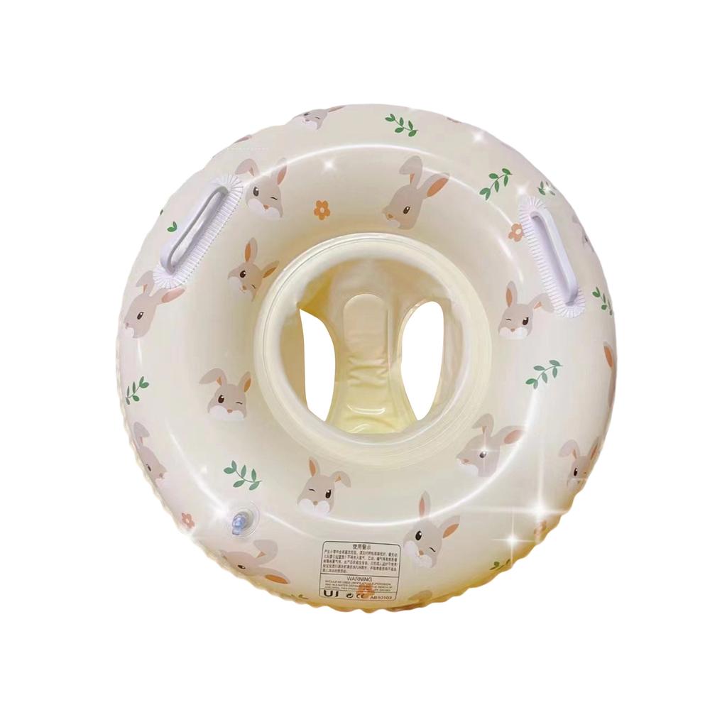 Infant Baby Swimming Ring with Leg Holes Adjustable Seat for Toddlers Safety Support and Comfortable Floatation 50cm Diameter