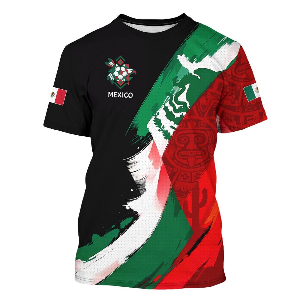 Unisex Retro Style Football Fan Jersey International Soccer Supporter Tee Short Sleeve Lightweight Breathable Material