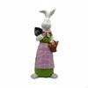 Realistic Cartoon Hare Garden Decor, Resin Animal Yard Ornament, Outdoor Craft