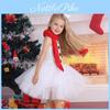 Schnee Schatz Prinzessin Mädchen Eis und Schnee Tanzrock Weihnachten Schneemann Kostüm