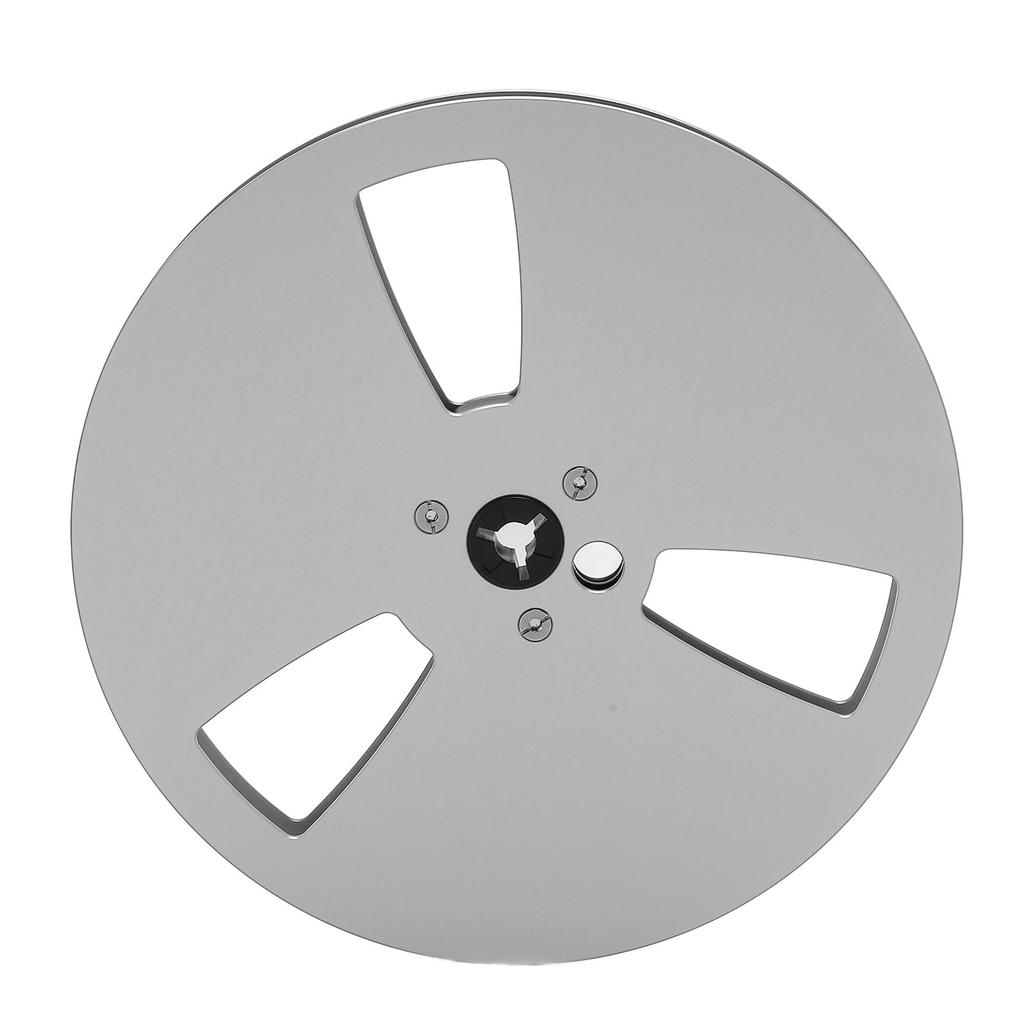 1 4 7 Inch Empty Tape Reel 3 Holes Aluminum Alloy Universal Open Sound Recording Tape Empty Reel for Recording