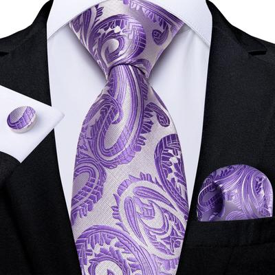 Tie Mens Silk Tie Set Necktie Pocket Square Cufflinks Set Wedding New