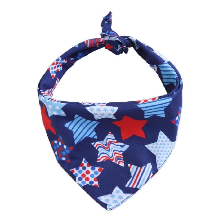 Dog Bandanas Independence Dress Up Festival Scarf Dogs Photography Towel