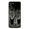 Leeuw Alfa Man Welp Hoesje voor Samsung Galaxy S24 S23 S22 S20 S21 FE Ultra S24 S23 S10 S10E S9 S8 Plus 5G Siliconen Telefoonhoes Tas