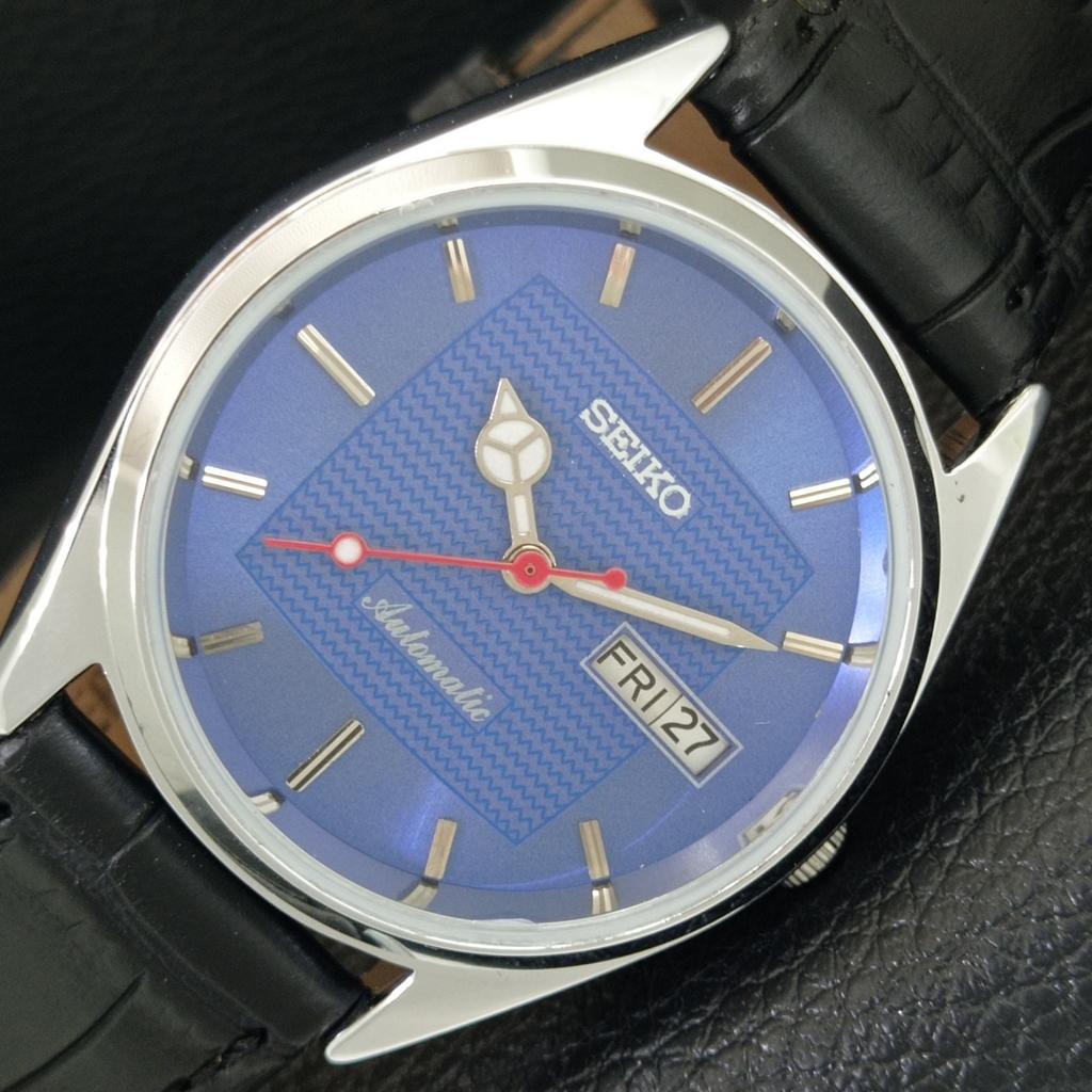 

ВИНТАЖНЫЕ ОТРЕМОНТИРОВАННЫЕ МУЖСКИЕ АВТОМАТИЧЕСКИЕ ЧАСЫ SEIKO 6309A ЯПОНИЯ СИНЕГО ЦВЕТА a443228-1