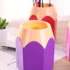 5pcs Pencil Shaped Pen Holders,Desk Cute Pencil Storage Organizer,Colorful Pencil Holder,Pencil Creative Cartoon Stationery Rack
