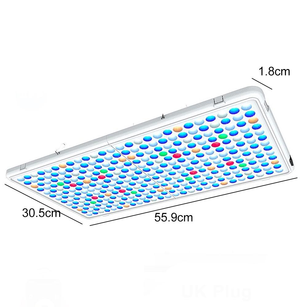 LED Marine Aquarium Licht Vollspektrum Panel Licht APP Steuerung Korallenriff Aquarium Lampe Süßwasser Museum Salzwasser Lampe