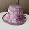 Summer new anti-ultraviolet sun hat fashionable versatile beach basin hat women's sun protection breathable cool hat tide