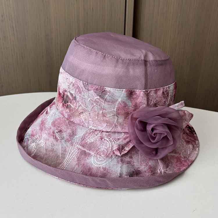 Summer new anti-ultraviolet sun hat fashionable versatile beach basin hat women's sun protection breathable cool hat tide