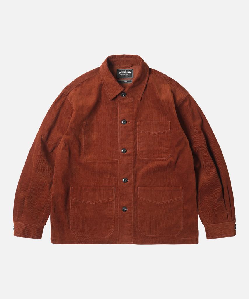 Frizmworks Corduroy French Work Jacket _ Brick