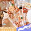 Kawaii Kekse Radierbarer Gelstift Schulbürobedarf Schreibwaren Geschenk 0,5 mm Blaue Tinte Zurück zur Schule Niedliche Schreibwaren