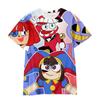 Camisetas The Amazing Digital Circus Anime Amazing Digital Circus Cosplay Infantil Camiseta Estampada 3D Para menino Moletom Curto