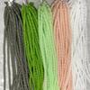 DIY Multicolor 8x12mm Bamboo Joint Loose Beads: Natural White, Green, Pink, Gray Aventurine for Imitation Jade Bracelets & Necklaces