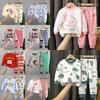 New Kids Boys Girls Pure Cotton Pajamas Cute Cartoon Long Sleeve Pyjamas Toddler Baby Autumn Sleepwear Children's Clothing Sets