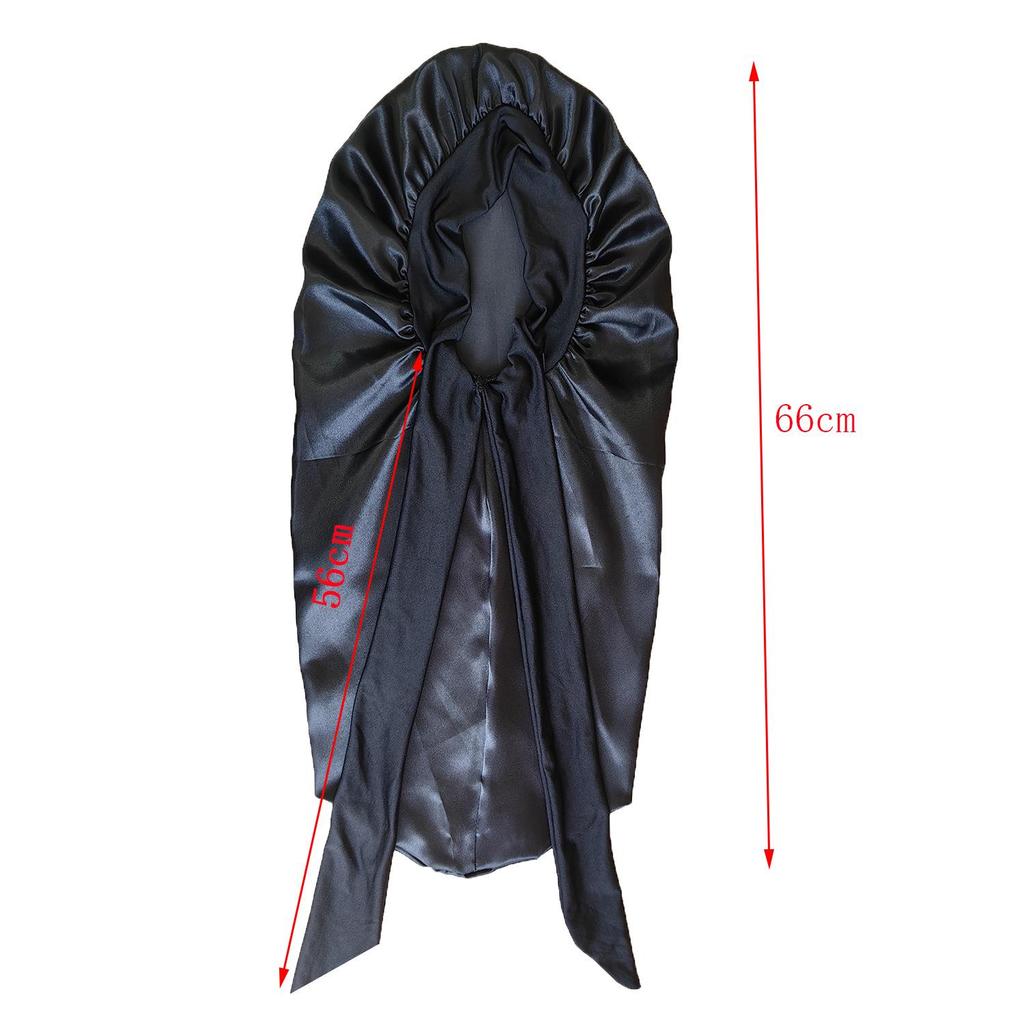 Çok Renkli Ayarlanabilir Saten Papyon Uzun Saç Koruyucu Bone