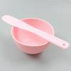 2Pcs Facial Skin Care Tools Kit Face Mask Mixing Bowl Set Silicone Mask Brush Facial Applicator Spatula Measure Spoon