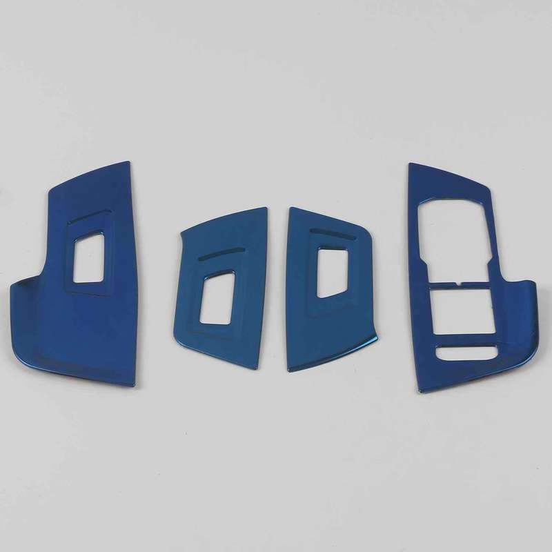 Für Volkswagen VW Passat B8 Arteon CC 2016 2017 2018 - Edelstahl Türarmlehne Fensterheberschalter Tasten Panel Abdeckleisten