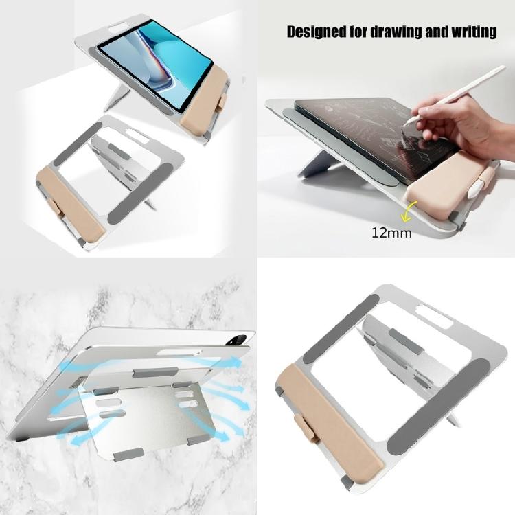 Adjustable Laptop Stand Drawing Tablet Holder for Desk Laptop Bracket with Scratches Resistant Pad Heat Dissipation
