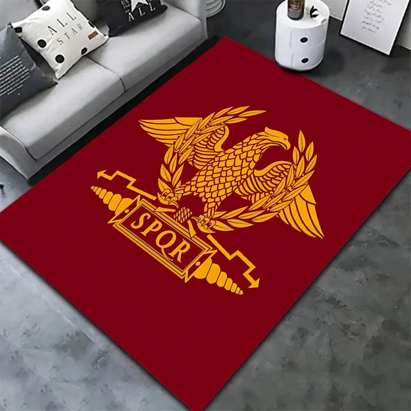 Roman SPQR Carpet Rug for Living Room Bedroom Home Sofa Decoration,Kids play Non-slip Floor Mat