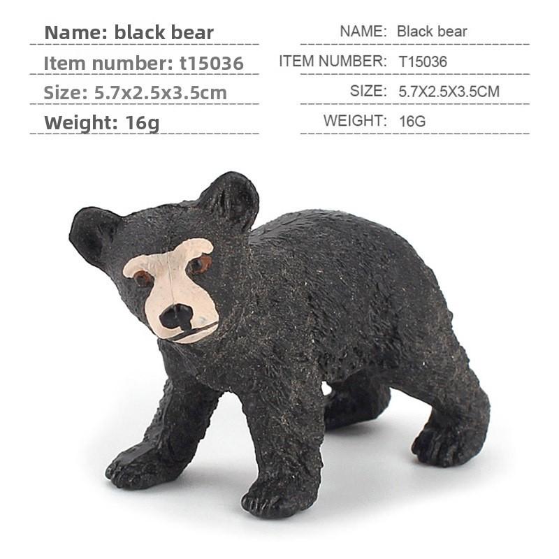Badger Deer Realistic Animal Action Figures Pvc Toy For Childrens Learning Decor