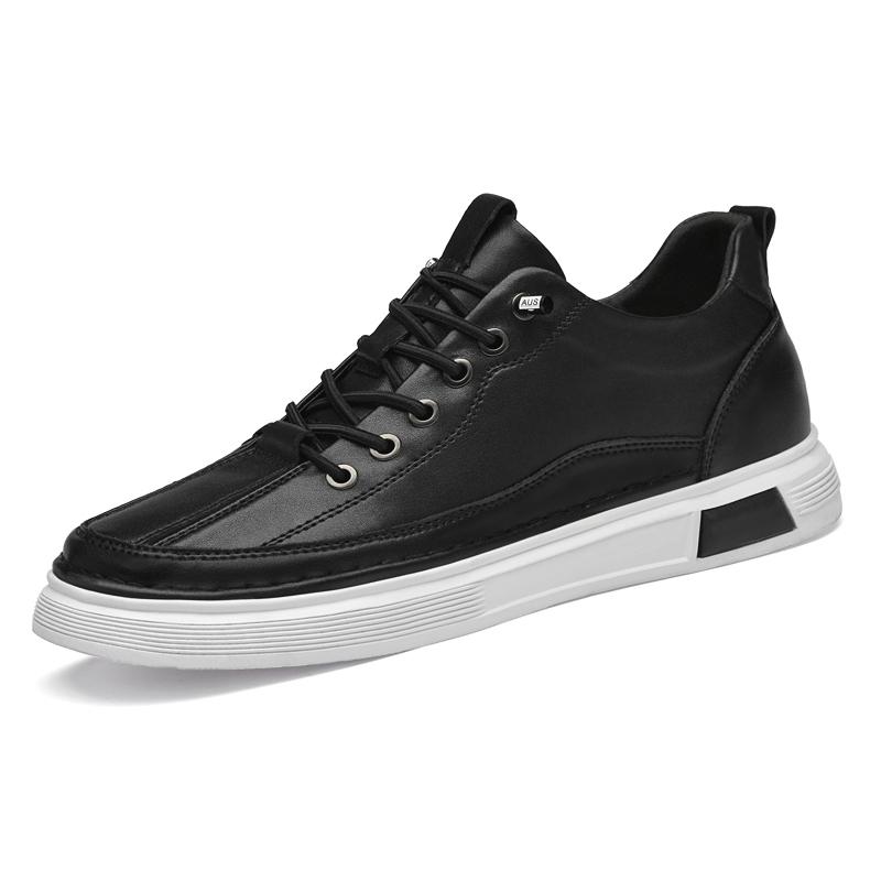 Fashion Classic Fashion Skateboard Footwear for Men Thick Soled Sneakers Anti Slip Man Casual Shoes Genuine Leather Mens Tenis Masculino