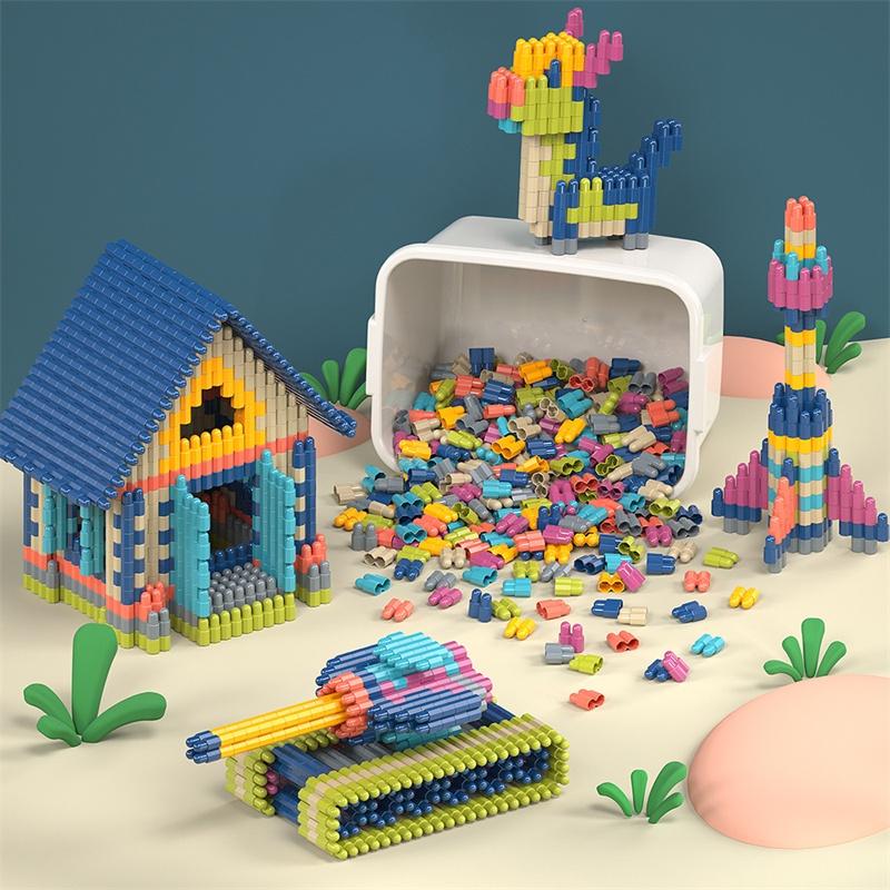 Bullet Building Pellet Blocks Toy Diy Assembling Toys Early Education Gift Kids