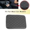 Universal Car Armrest Pad Cover Black PU Leather Center Console Box Cushion Mat