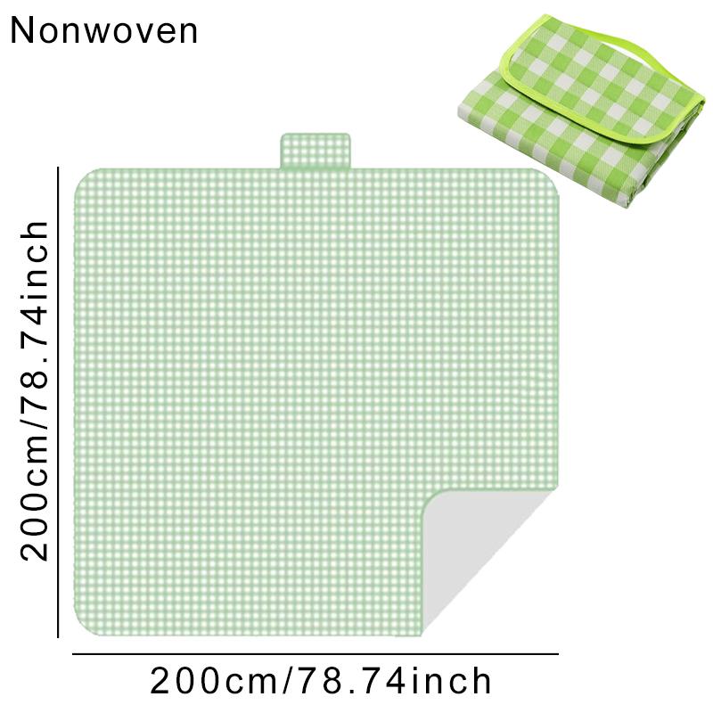 1 Stück Picknickdecke Outdoor Park Strand Wiese Campingmatten Leicht Faltbar Tragbar Matratze Campingzubehör Partyrequisiten ZYF