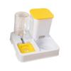 Automatic Dog Cat Feeder 2 In 1 Feeder and Waterer Set Food and Water Supply Portable Removable Dry and Wet Separation