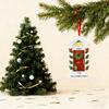 Creative resin statue christmas house ornaments christmas home garden christmas tree ornaments