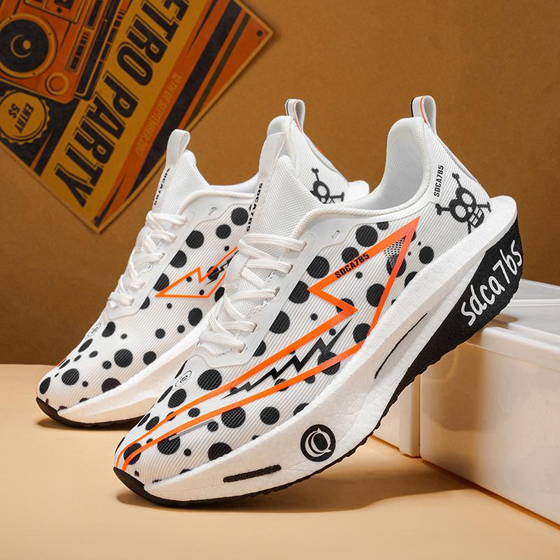 Jogging-Schuhe Laufschuhe Athletisch Belüftet Marathon Mann Rutschfest Sneaker Board Carbon Leicht Damen Gepolstert Luft 36
