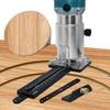Woodworking Circle Cutting Jig, Slotting Base W/ Fence for Electric Trimming Machine Wood Router Milling Bakelite Slotting Guide