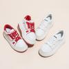 Little white shoes women's spring new thick sole heightening versatile casual shoes leather Internet celebrity comfortable sports shoes