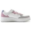 Li Ning Qi Feng Shock Absorption Comfortable Non-Slip Wear-Resistant Low-Top Casual Shoes Women Sneakers White Pink Gray AGCT380-4