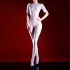 Mode Damen Spitzen Off-Shoulder Body 5D Öl Glänzend Glänzender Jumpsuit Yoga Formende Strumpfhose Patchwork Elastische Leggings Dienstmädchen Leotard