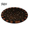 Scary Home Decor Rug Halloween 3D Visual Rug, Creepy Depth Round Area Floor Washable Non-slip Mat for Living Room Bedroom Non Slip Door