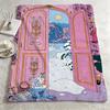 artist CCosmo Danchin Hamardd Throw Warm Soft Flannel Blanket Multiuse for Sofa Bed Camping Travel Nap