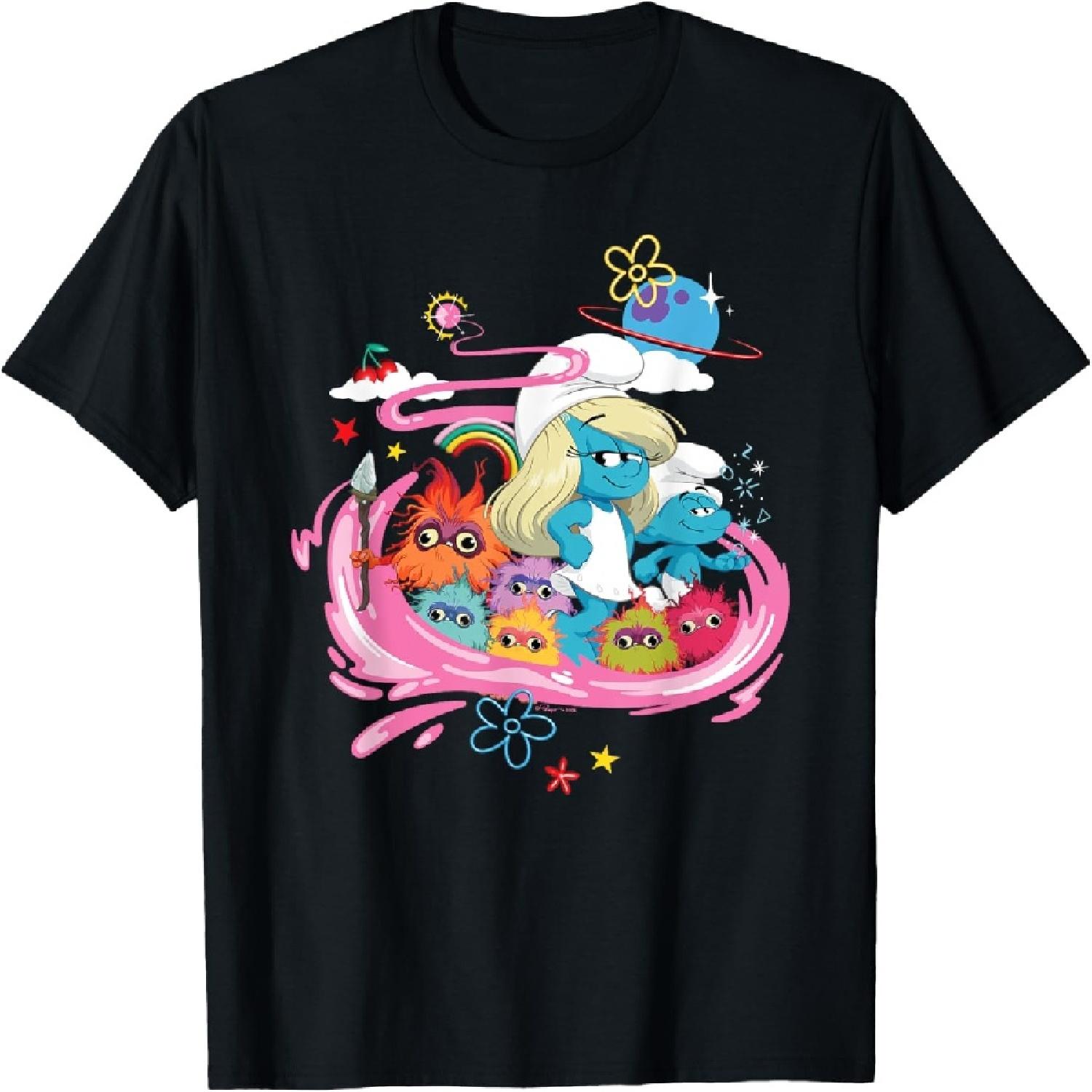 The Smurfs Movie Smurfette, No Name and Mama Poot T-Shirt XXXXXL разноцветный