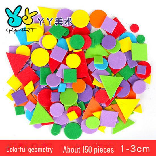 

Геометрический узор EVA DIY пенопластовые наклейки для детей geometry